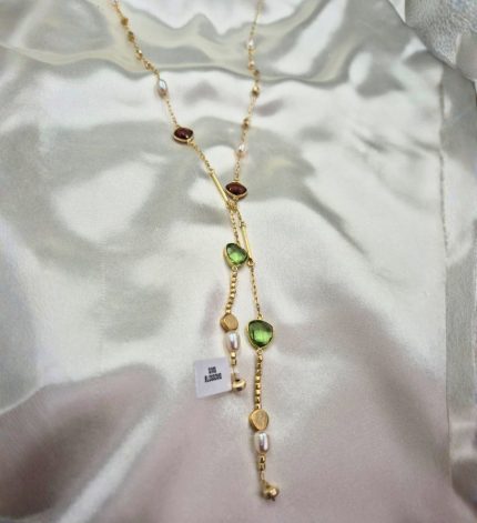 Scarf2 - greenpink – Sims Blossoms UAE
