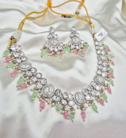 Malini Meenakari Choker Dubai – Sims Blossoms UAE