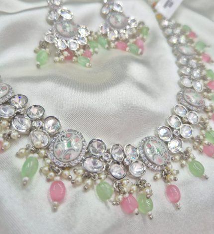 Malini Meenakari Choker Dubai – Sims Blossoms UAE