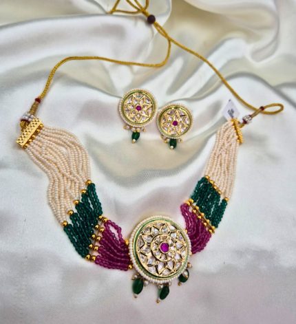 Dhara3 Kundan with Beads – Sims Blossoms UAE