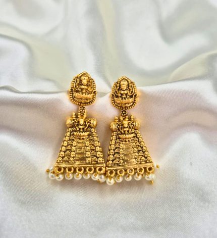 Gopuram Jhumka – Sims Blossoms UAE