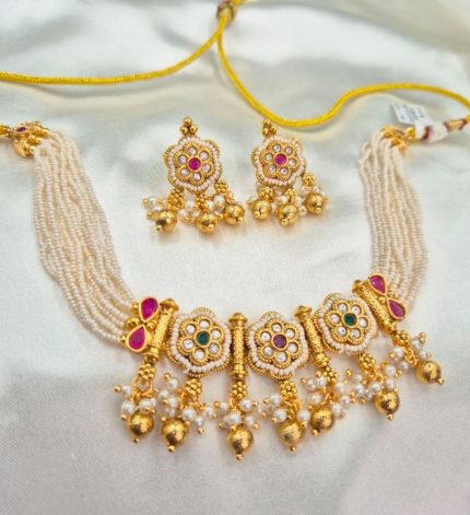 Nitya 2 Multicolour Choker – Sims Blossoms UAE