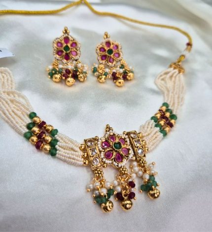 Nitya 7 Multi Color Choker – Sims Blossoms UAE