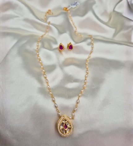 Charvi 4 Pink Kundan Set – Sims Blossoms UAE