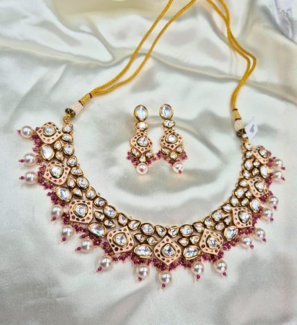 Ishani Kundan Meenakari Set – Sims Blossoms UAE