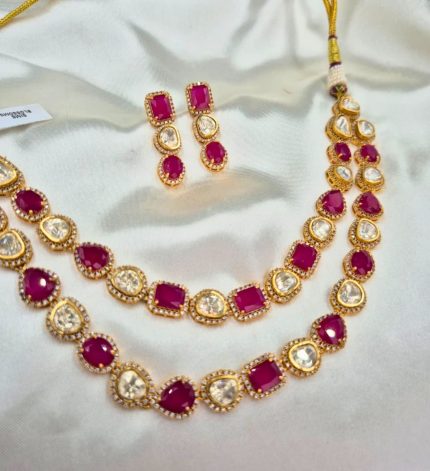 Kala - Premium kundan set – Sims Blossoms UAE