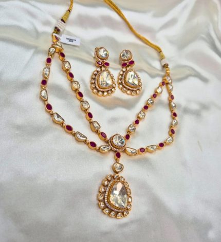 Shahi Ct Premium Kundan Set – Sims Blossoms UAE