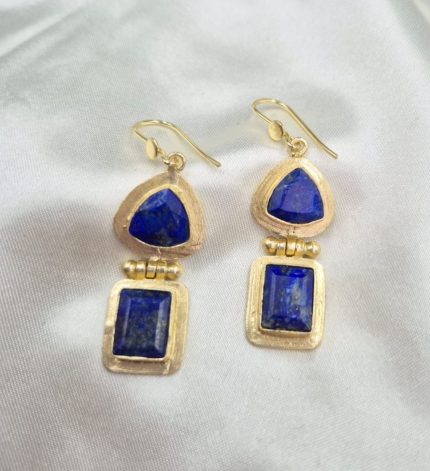 Lapis Earrings – Sims Blossoms UAE