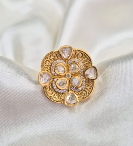 MesoR2 Gold Ring – Sims Blossoms UAE