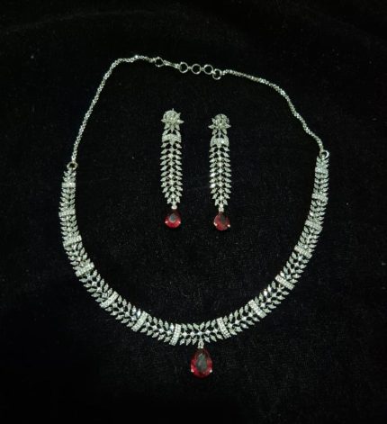 Myra Silver Base - A Grade Zircon Set – Sims Blossoms UAE