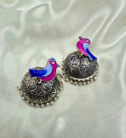 Panchi - Oxidise Jhumka – Sims Blossoms UAE