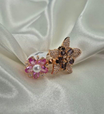 Huzoor3 - Pink Finger Ring – Sims Blossoms UAE