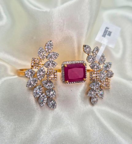 Elle3 - Ruby Finger Ring – Sims Blossoms UAE