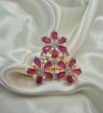 Sevan - Pink Gold Base Finger Ring – Sims Blossoms UAE