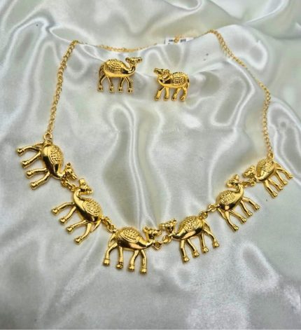 Camel - Gold Jewel Set – Sims Blossoms UAE