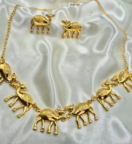 Camel - Gold Jewel Set – Sims Blossoms UAE