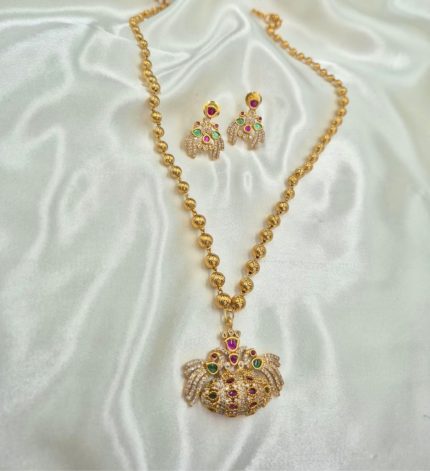 Akriti - Gold Plated Set – Sims Blossoms UAE