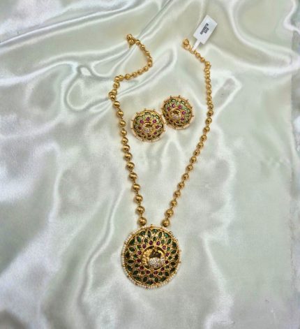 Akriti3 Peacock Jewel Set – Sims Blossoms UAE