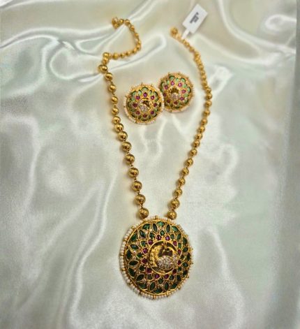 Akriti3 Peacock Jewel Set – Sims Blossoms UAE