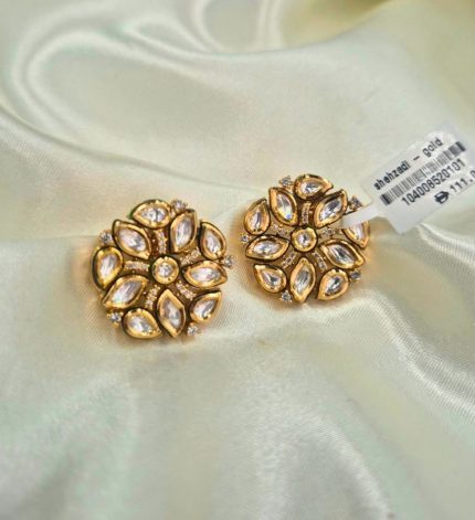 Shehzadi Kundan Studs – Sims Blossoms UAE