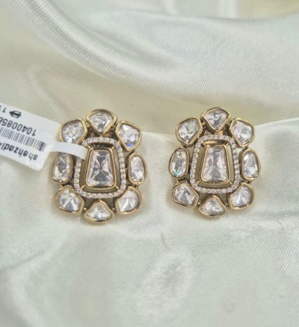 Shehzadi4 Mesonite ear studs – Sims Blossoms UAE
