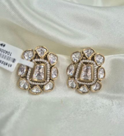 Shehzadi4 Mesonite ear studs – Sims Blossoms UAE