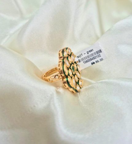 Suji1 Kundan finger ring – Sims Blossoms UAE