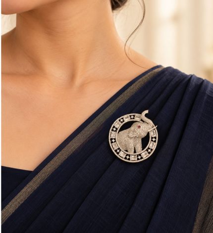 BroachEle - Silver – Sims Blossoms UAE