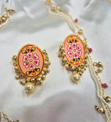 aRT - Peach Choker Set – Sims Blossoms UAE